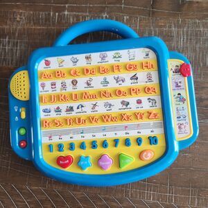 Kmart Electronic Alphabet Early Learning Toy Blue 3-4 Years 2010 PreSchool Shape